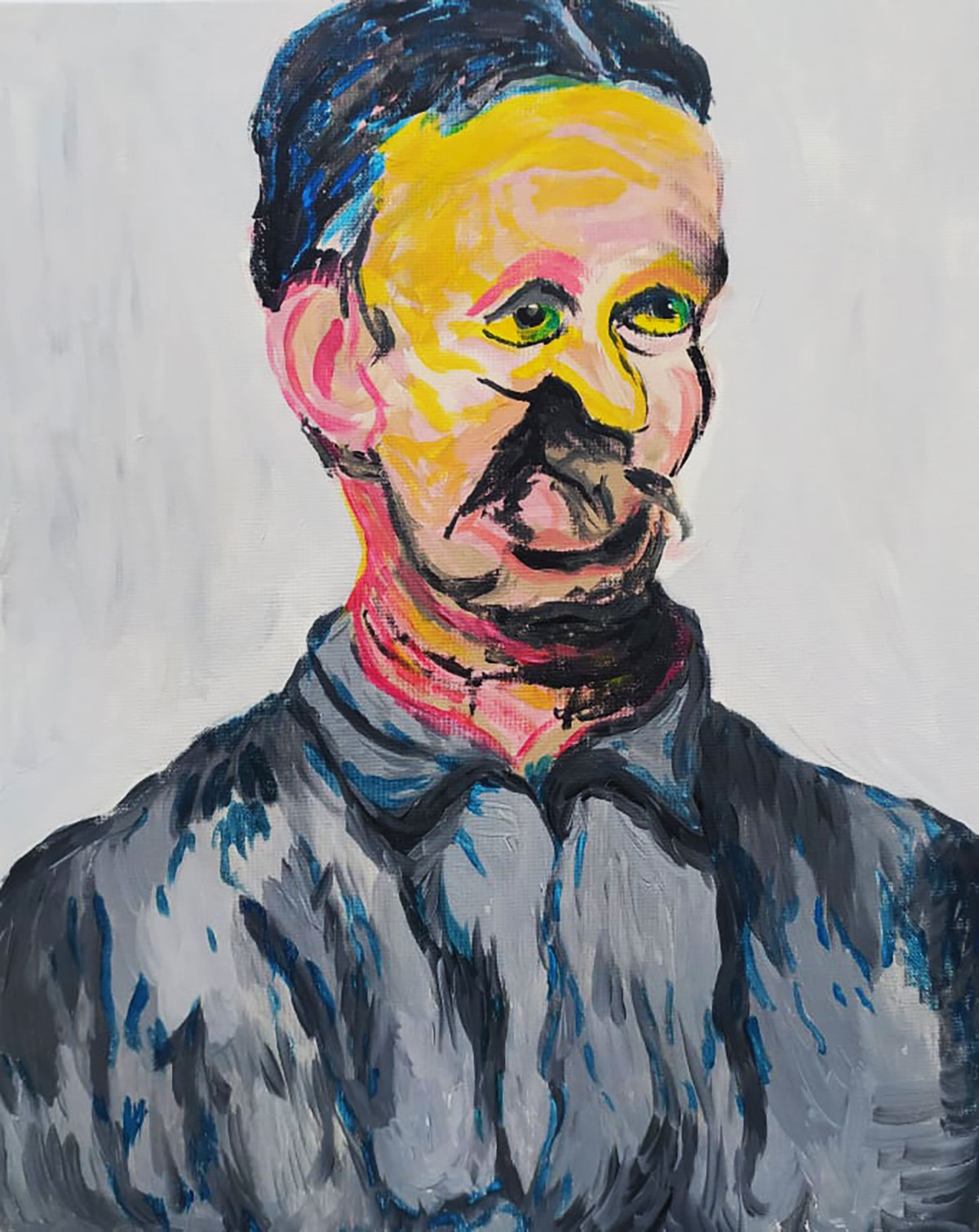 peinturGueule cassée III, 2021, acrylique sur toile, 40 x 50 cm.  e9