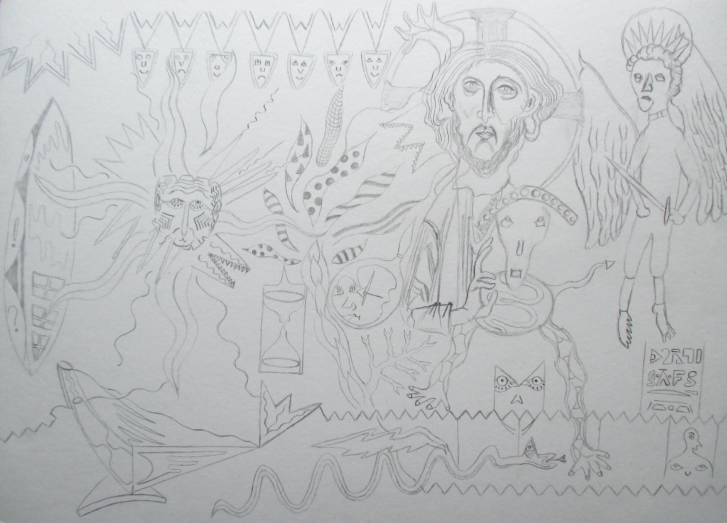 L’humeur, 2022, crayon sur papier, 40,8 x 29,2 cm.
